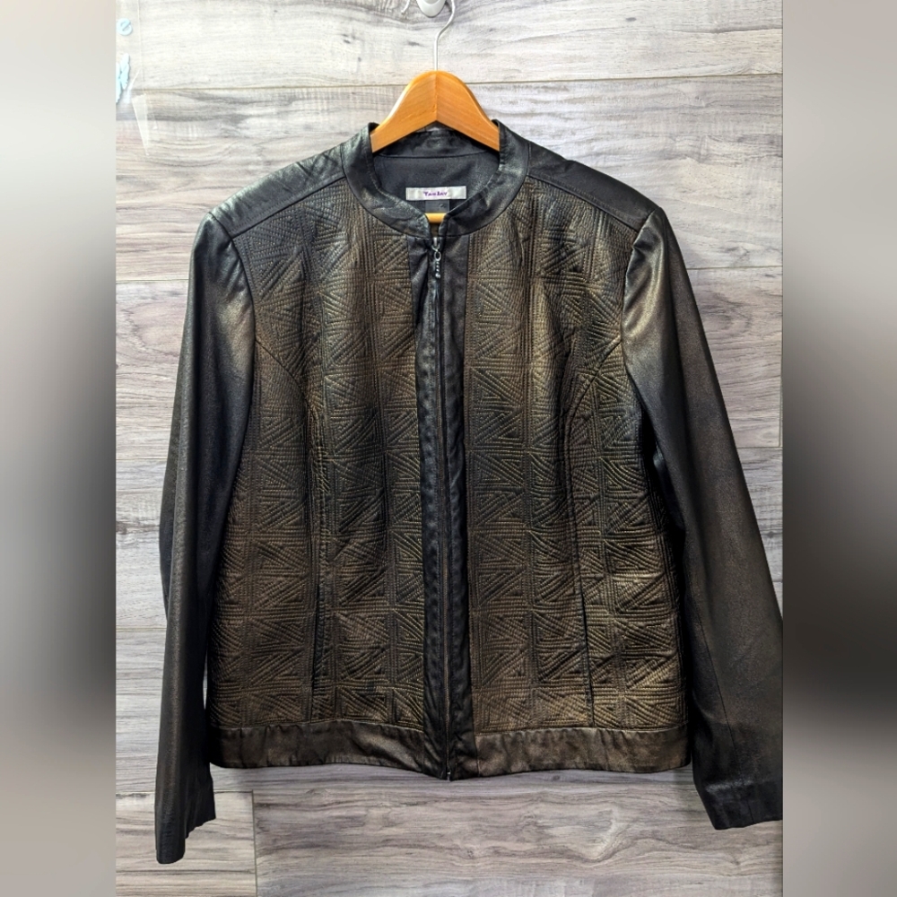 Sanjay leather inspired jacket - Size 16